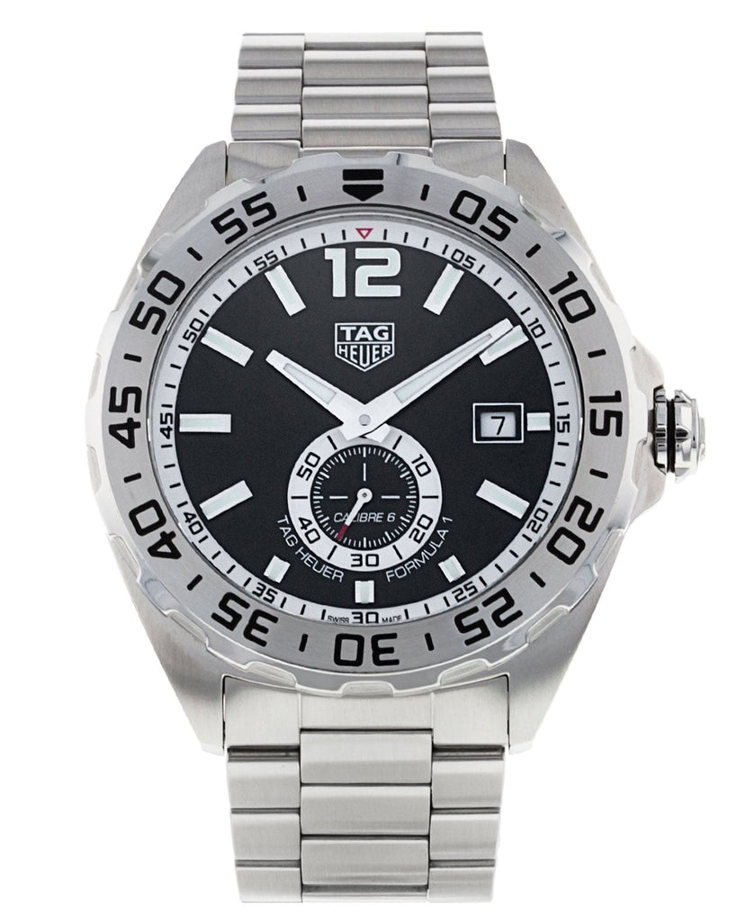 Tag Heuer Formula 1 Automatic Black Dial Silver Steel Strap Watch for Men - WAZ2012.BA0842 Buy Now By Tag Heuer