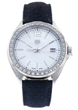 Tag Heuer Formula 1 Quartz Diamonds Mother of Pearl Dial Blue Leather Strap Watch for Women - WBJ131A.FC8251 Buy Now By Tag Heuer