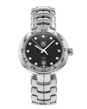 Tag Heuer Link Quartz Diamonds Black Dial Silver Steel Strap Watch for Women - WAT1410.BA0954 Buy Now By Tag Heuer