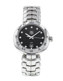 Tag Heuer Link Quartz Diamonds Black Dial Silver Steel Strap Watch for Women - WAT1410.BA0954 Buy Now By Tag Heuer