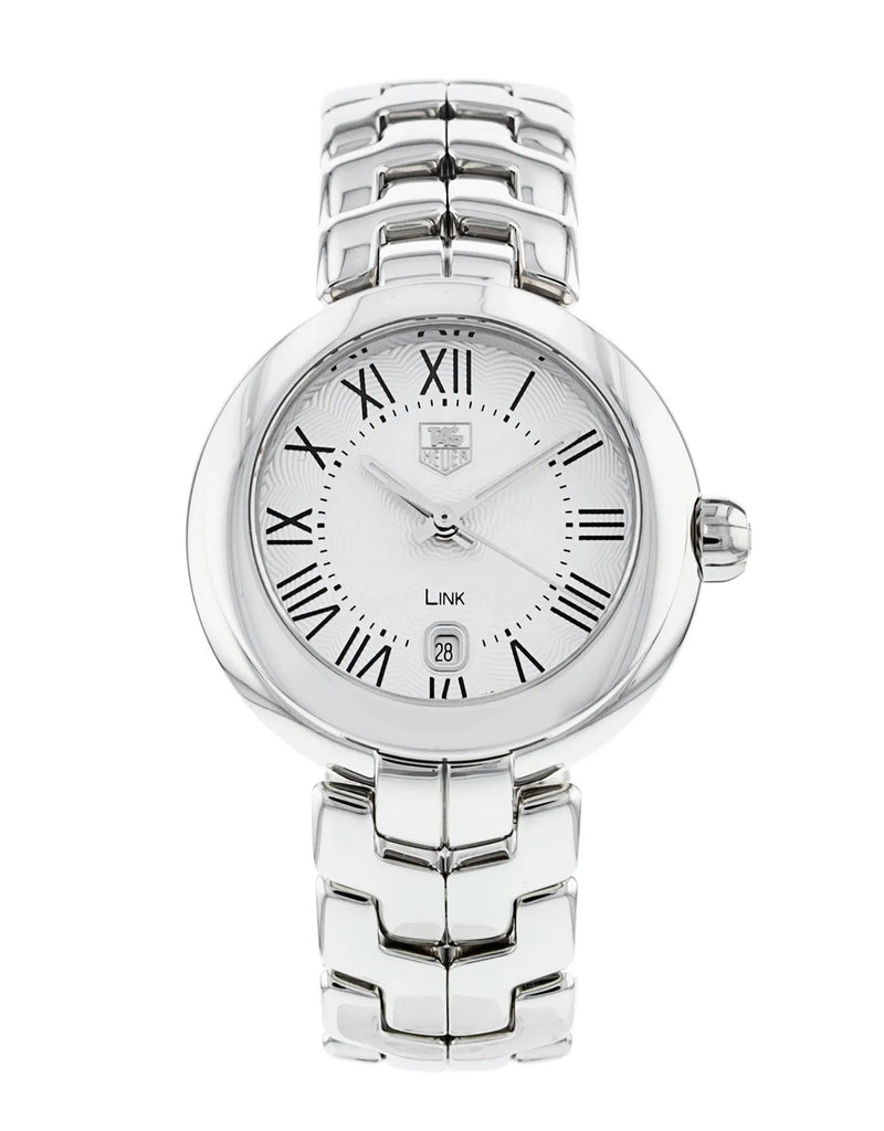 Tag Heuer Link Roman Numeral Silver Dial Silver Steel Strap Watch for Women - WAT1416.BA0954 Buy Now By Tag Heuer