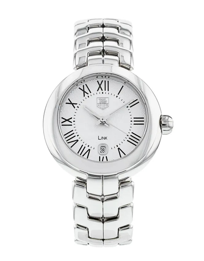 Tag Heuer Link Roman Numeral Silver Dial Silver Steel Strap Watch for Women - WAT1416.BA0954 Buy Now By Tag Heuer