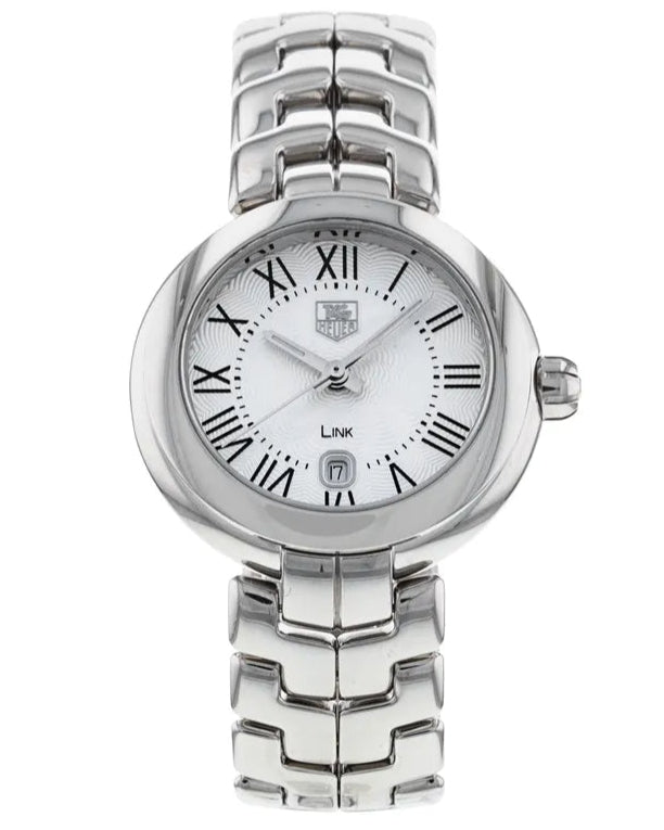 Tag Heuer Link Roman Numeral Silver Dial Silver Steel Strap Watch for Women - WAT1416.BA0954 Buy Now By Tag Heuer