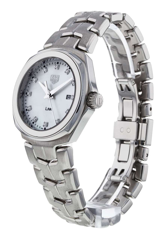 Tag Heuer Link Quartz Diamonds Mother of Pearl Dial Silver Steel Strap Watch for Women - WBC1312.BA0600 Buy Now By Tag Heuer