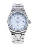 Tag Heuer Link Quartz Diamonds Mother of Pearl Dial Silver Steel Strap Watch for Women - WBC1316.BA0600 Buy Now By Tag Heuer