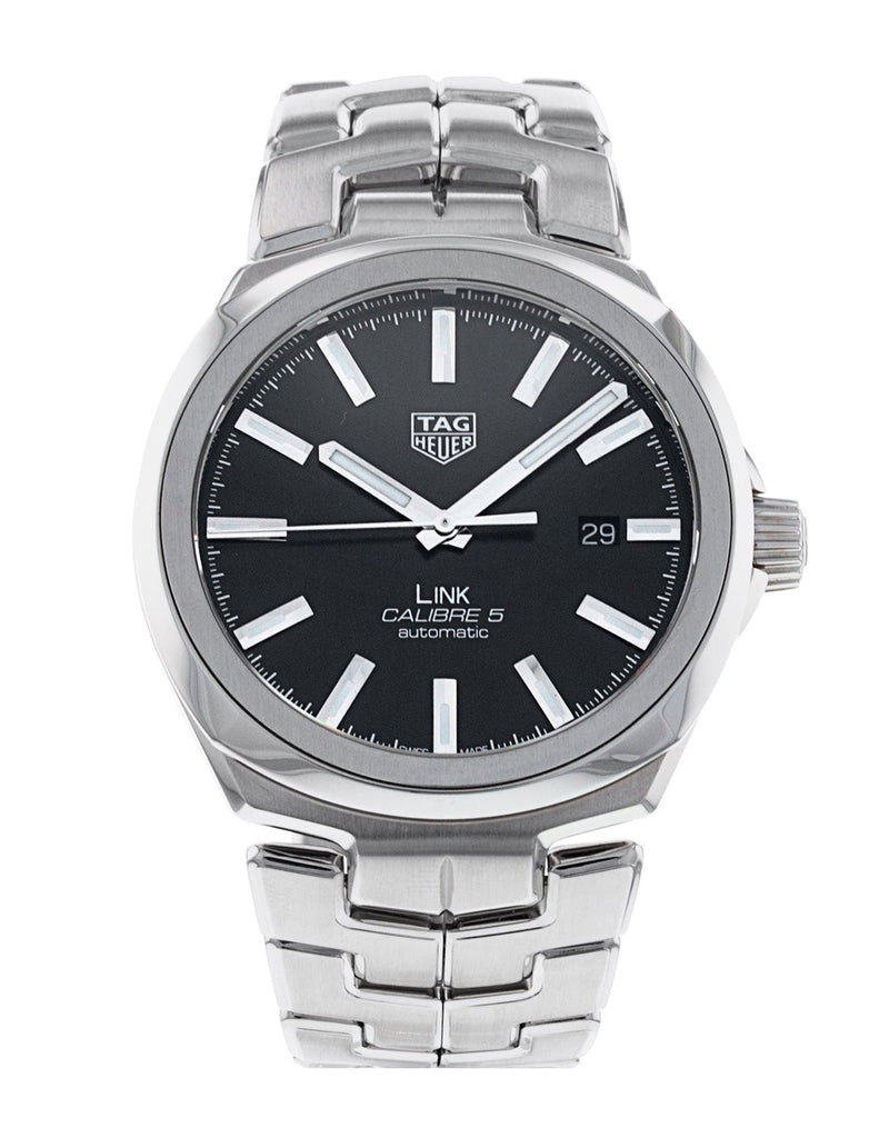 Tag Heuer Link Quartz Black Dial Silver Steel Strap Watch for Women - WBC2110.BA0603 Buy Now By Tag Heuer