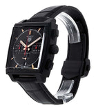 Tag Heuer Monaco Automatic Chronograph Black Dial Black Leather Strap Watch for Men - CBL2180.FC6497 Buy Now By Tag Heuer