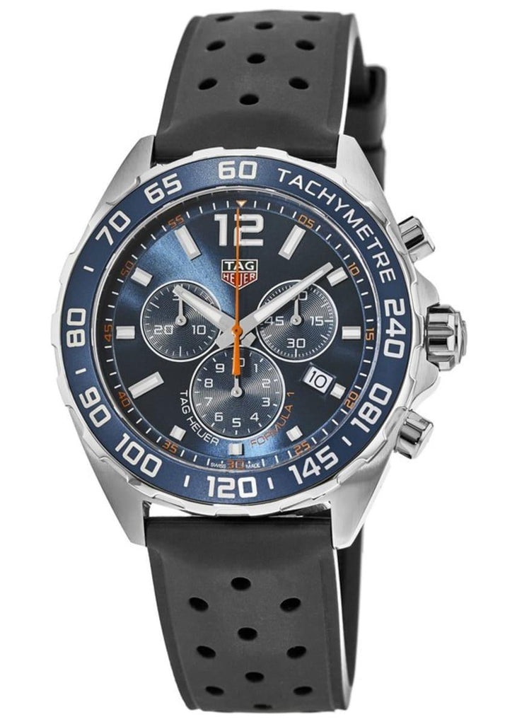 Tag Heuer Formula 1 Blue Dial Black Rubber Strap Watch for Men - CAZ1014.FT8024 Buy Now By Tag Heuer