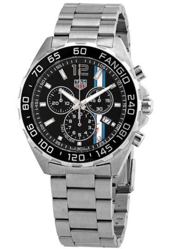 Tag Heuer Formula 1 Chronograph Black Dial Silver Steel Strap Watch for Men - CAZ101H.BA0842 Buy Now By Tag Heuer