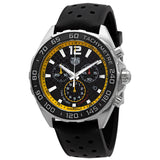 Tag Heuer Formula 1 Chronograph Black Dial Black Rubber Strap Watch for Men - CAZ101AC.FT8024 Buy Now By Tag Heuer