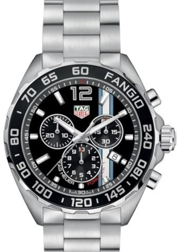 Tag Heuer Formula 1 Chronograph Black Dial Silver Steel Strap Watch for Men - CAZ101H.BA0842 Buy Now By Tag Heuer