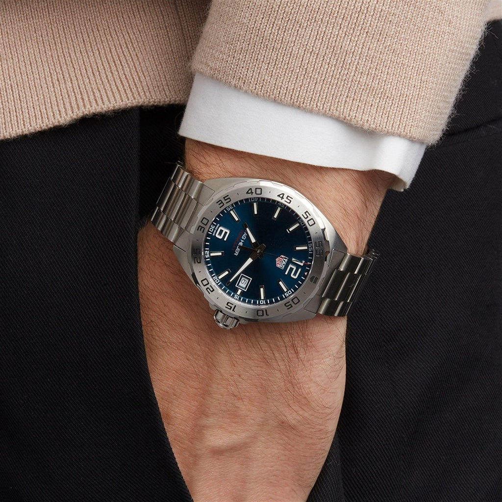 Tag Heuer Formula 1 Blue Dial Silver Steel Strap Watch for Men - WAZ1118.BA0875 Buy Now By Tag Heuer