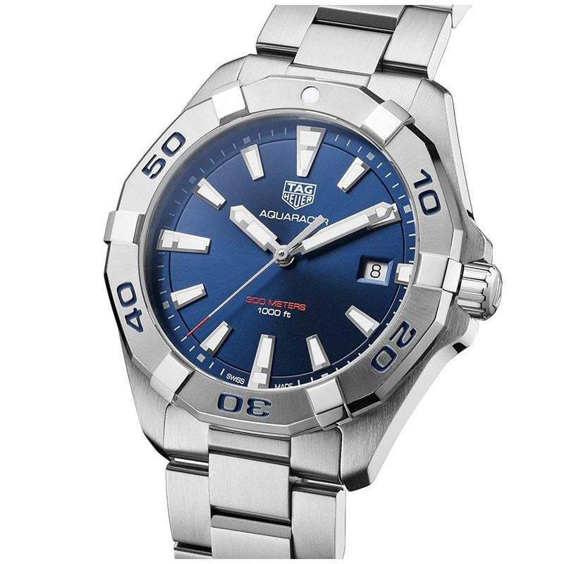 Tag Heuer Aquaracer Blue Dial Silver Steel Strap Watch for Men - WBD1112.BA0928 Buy Now By Tag Heuer