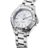 Tag Heuer Aquaracer White Mother of Pearl Dial Silver Steel Strap Watch for Women - WBD1311.BA0740 Buy Now By Tag Heuer