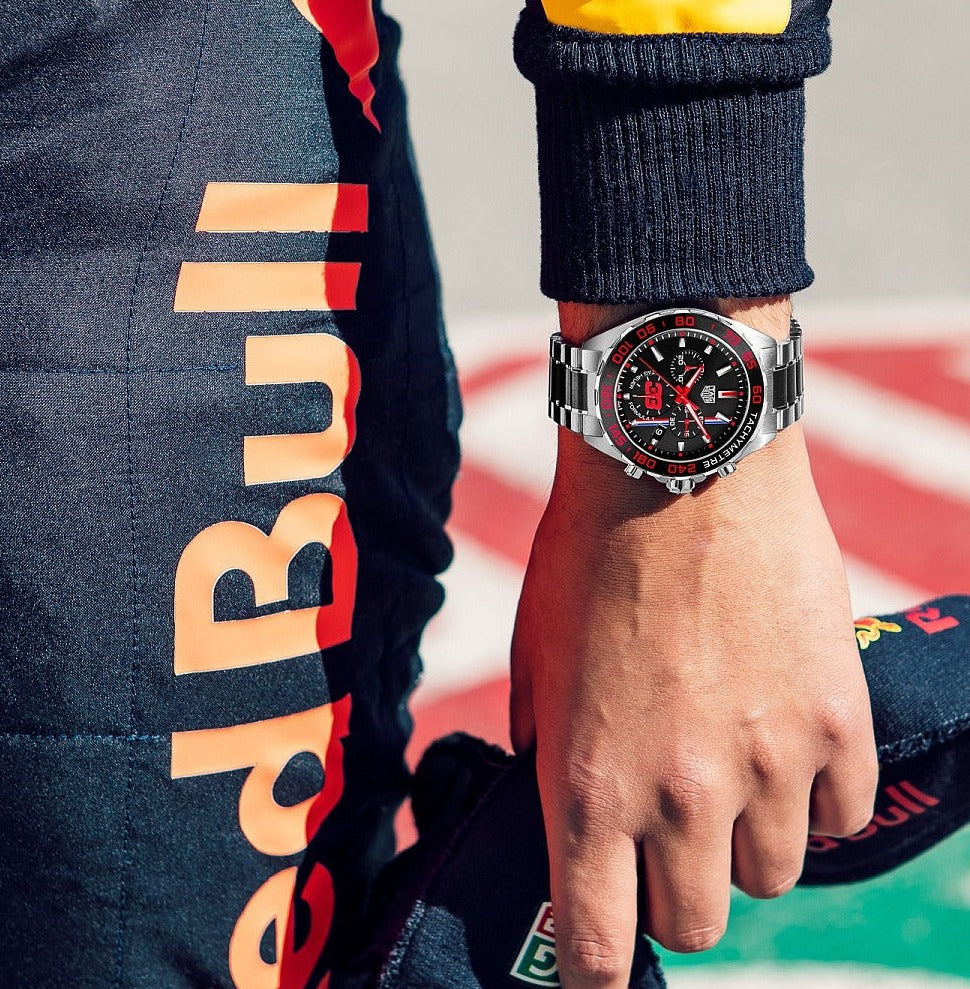 Tag Heuer Formula 1 Max Verstappen Limited Edition Grey Dial Two Tone Steel Strap Watch for Gents - CAZ101U.BA0843 Buy Now By Tag Heuer