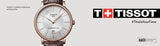 Tissot Carson Premium Powermatic 80 White Dial Brown Leather Strap Watch For Men - T122.407.36.031.00 Buy Now By Tissot