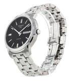 Tissot Automatics III Black Dial Silver Steel Strap Watch For Men - T065.430.11.051.00 Buy Now By Tissot