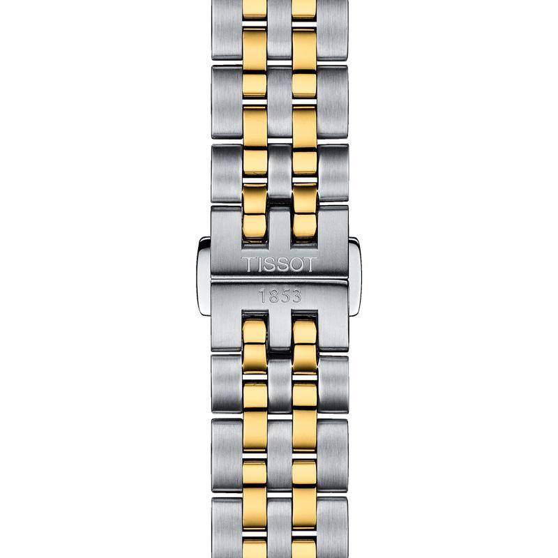 Tissot Ballade Powermatic 80 Mother of Pearl Silver Dial Two Tone Steel Strap Watch For Women - T108.208.22.117.00 Buy Now By Tissot