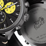 Tissot Chrono XL Tour De France Special Edition Black Dial Black Leather Strap Watch for Men - T116.617.36.051.11 Buy Now By Tissot