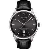 Tissot Chemin Des Tourelles Powermatic 80 Black Dial Black Leather Strap Watch For Men - T099.407.16.447.00 Buy Now By Tissot