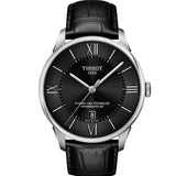 Tissot Chemin Des Tourelles Powermatic 80 Black Dial Black Leather Strap Watch For Men - T099.407.16.058.00 Buy Now By Tissot