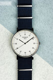 Tissot T Classic Everytime Large White Dial Blue NATO Strap Watch For Men - T109.610.17.037.00 Buy Now By Tissot