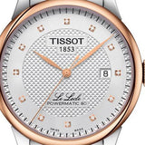 Tissot Le Locle Powermatic 80 Diamonds Silver Dial Two Tone Steel Strap Watch For Men - T006.407.22.036.01 Buy Now By Tissot
