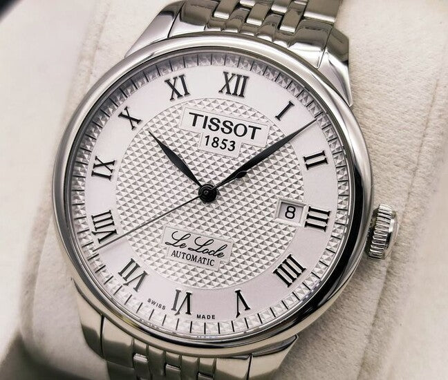 Tissot T Classic Le Locle Automatic White Dial Silver Steel Strap Watch For Men - T41.1.483.33 Buy Now By Tissot