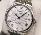 Tissot T Classic Le Locle Automatic White Dial Silver Steel Strap Watch For Men - T41.1.483.33 Buy Now By Tissot