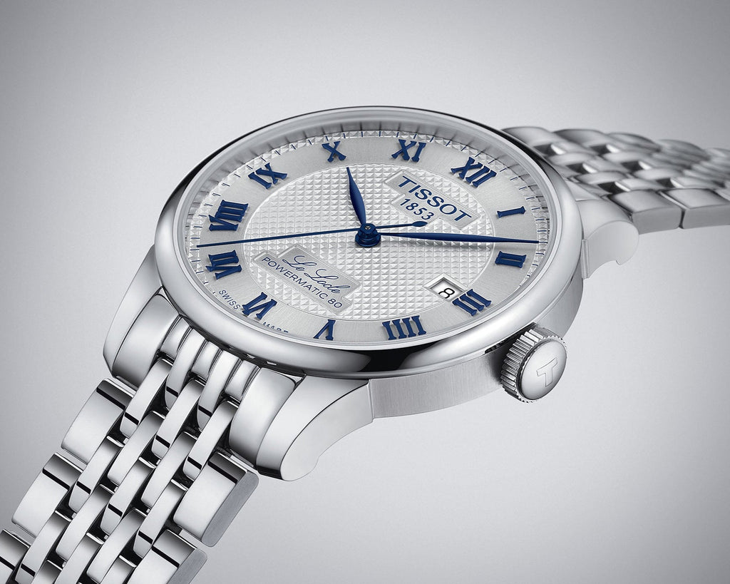 Tissot Le Locle Powermatic 80 Silver Dial Silver Steel Strap Watch for Men - T006.407.11.033.03 Buy Now By Tissot