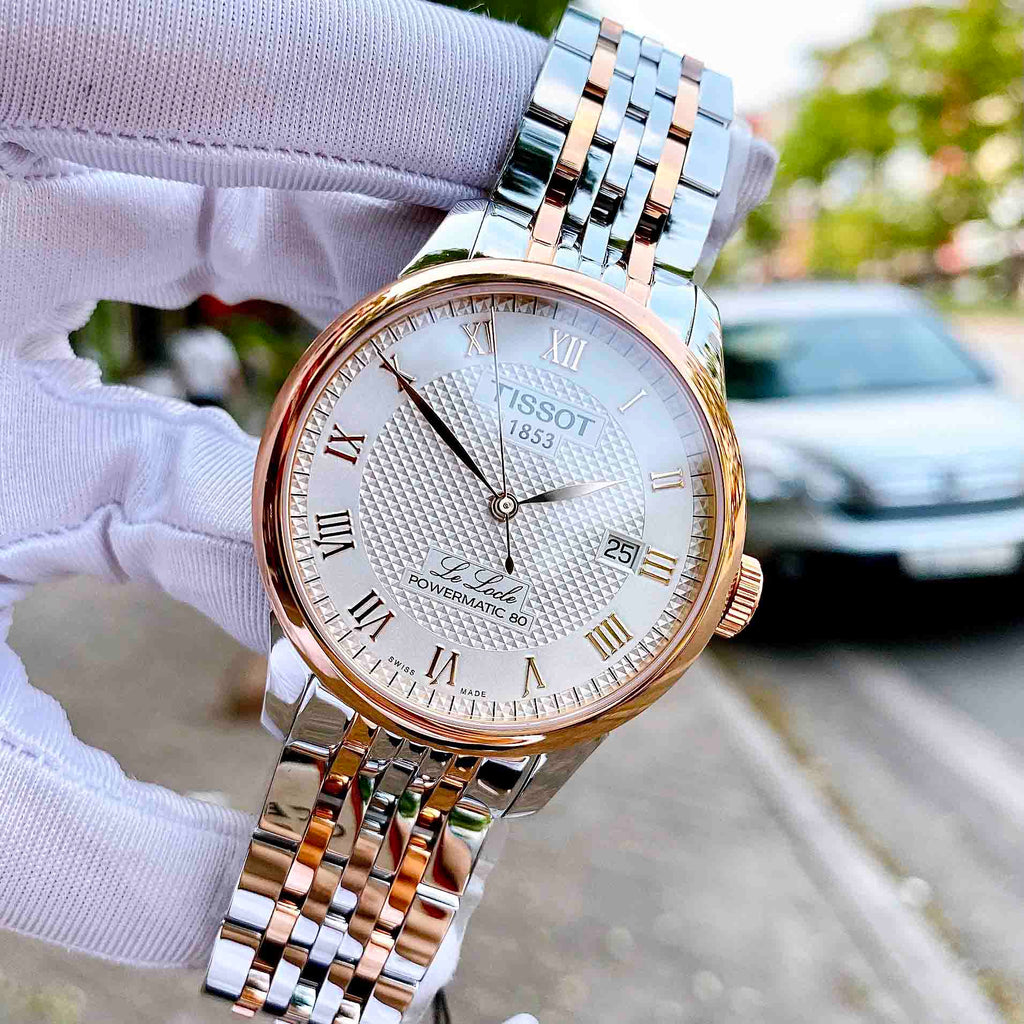 Tissot Le Locle Automatic Cosc Silver Dial Two Tone Steel Strap Watch For Men - T006.407.22.033.00 Buy Now By Tissot