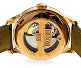 Tissot Le Locle Powermatic 80 Silver Dial Brown Leather Strap Watch For Men - T006.407.36.033.00 Buy Now By Tissot