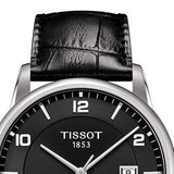 Tissot Luxury Powermatic 80 Black Dial Black Leather Strap Watch For Men - T086.407.16.057.00 Buy Now By Tissot