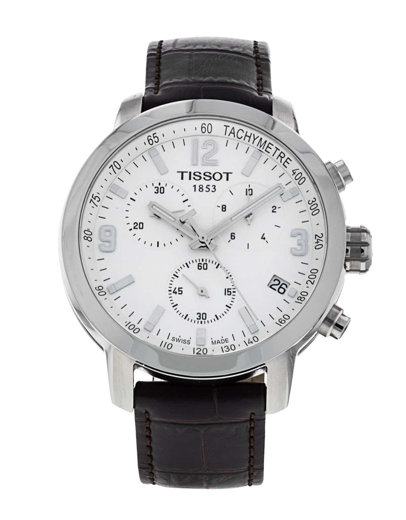 Tissot PRC 200 Chronograph White Dial Watch For Men - T055.417.16.017.01 Buy Now By Tissot