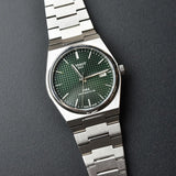 Tissot PRX Powermatic 80 Green Dial Silver Steel Strap Watch For Men - T137.407.11.091.00 Buy Now By Tissot