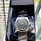 Tissot PRX Powermatic 80 Black Dial Silver Steel Strap Watch for Men - T137.407.11.051.00 Buy Now By Tissot