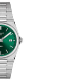 Tissot PRX Quartz Green Dial Steel Silver Steel Strap Watch for Men - T137.410.11.081.00 Buy Now By Tissot