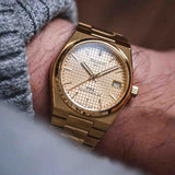 Tissot PRX Powermatic 80 Gold Dial Gold Steel Strap Watch for Men - T137.407.33.021.00 Buy Now By Tissot