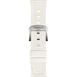 Tissot PRX 40 White Dial White Rubber Strap Watch For Men - T137.410.17.011.00 Buy Now By Tissot