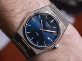 Tissot T Classic PRX Blue Dial Silver Steel Strap Watch For Men - T137.410.11.041.00 Buy Now By Tissot