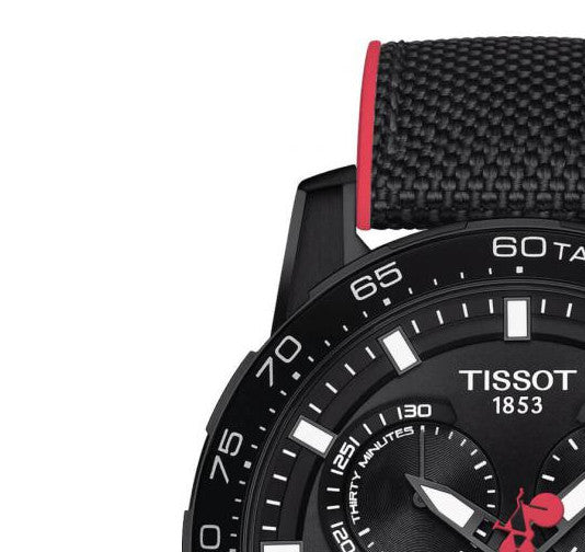 Tissot Supersport Chrono Giro D'Italia Black Dial Black Nylon Strap Watch for Men - T125.617.37.051.00 Buy Now By Tissot