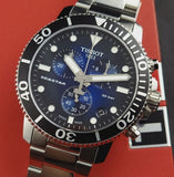 Tissot Seastar 1000 Chronograph Driver Blue Dial Silver Steel Strap Watch For Men - T120.417.11.041.01 Buy Now By Tissot