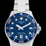 Tissot Seastar 1000 Lady Blue Dial Silver Steel Strap Watch For Women - T120.210.11.041.00 Buy Now By Tissot