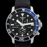 Tissot Seastar 1000 Chronograph Black Dial Black Rubber Strap Watch For Men - T120.417.17.051.02 Buy Now By Tissot