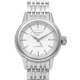 Tissot T Classic Carson Automatic White Dial Silver Steel Strap Watch For Women - T085.207.11.011.00 Buy Now By Tissot