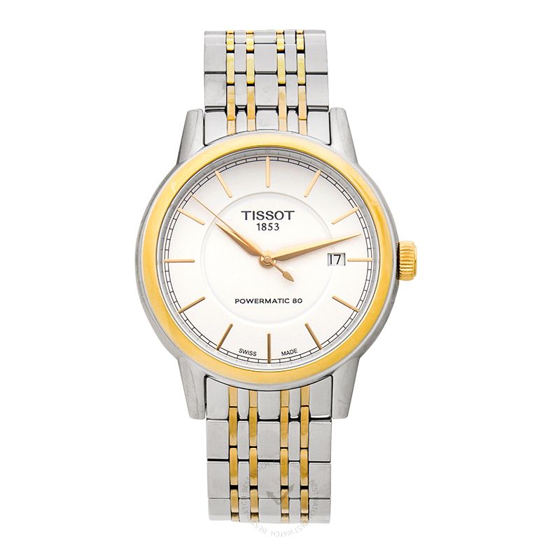 Tissot T Classic Carson Automatic White Dial Two Tone Steel Strap Watch for Men - T085.407.22.011.00 Buy Now By Tissot
