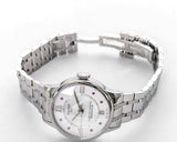 Tissot Chemin Des Tourelles Powermatic 80 Rubies Mother of Pearl Dial Silver Steel Strap Watch For Women - T099.207.11.113.00 Buy Now By Tissot