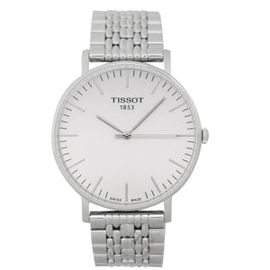 Tissot T Classic Everytime Large White Dial Silver Steel Strap Watch for Men - T109.610.11.031.00 Buy Now By Tissot
