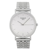 Tissot T Classic Everytime Large White Dial Silver Steel Strap Watch for Men - T109.610.11.031.00 Buy Now By Tissot
