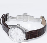 Tissot Gentleman Powermatic 80 Silicium Silver Dial Brown Leather Strap Watch For Men - T127.407.16.031.01 Buy Now By Tissot
